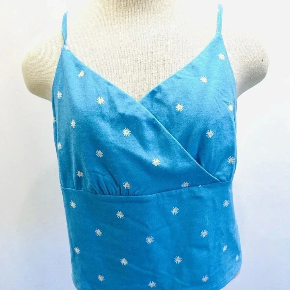 SO GOODS FOR LIFE Juniors Pullover Adjustable Straps Cropped Tank Top Size XXL